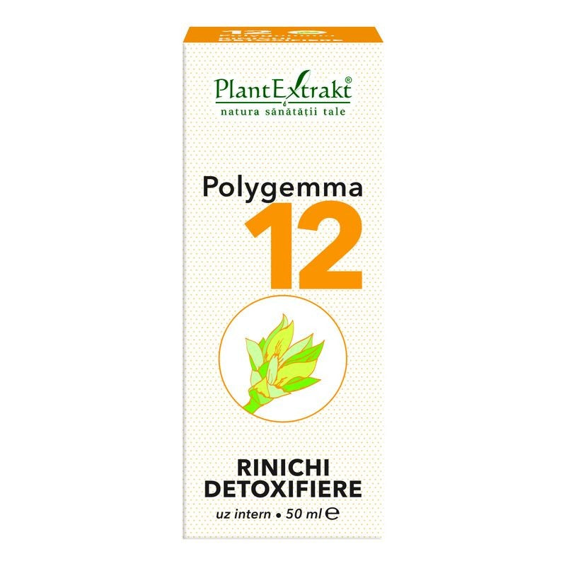 Polygemma 12 Rinichi Detoxifiere, 50 ml-PLAX.00123