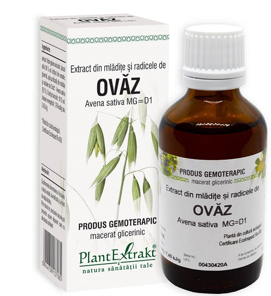 Extract din Mladite si Radicele de Ovaz, 50 ml-PLAX.00217