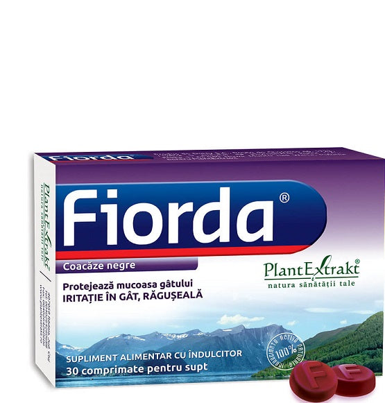 Fiorda coacaze negre de supt 30cpr - Plantextrakt