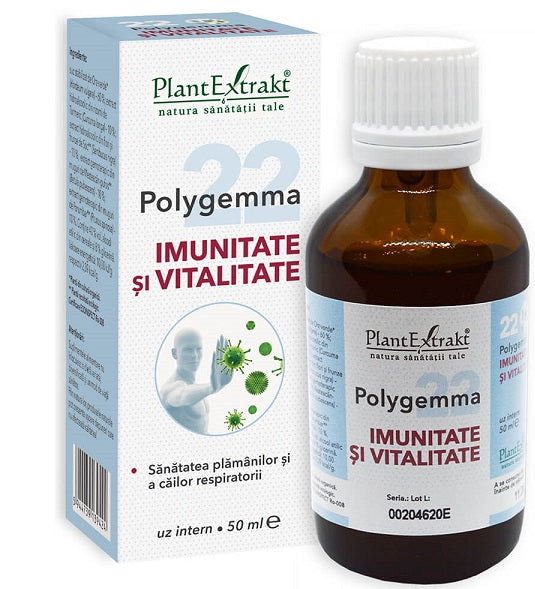 Polygemma 22 imunitate si vitalitate 50ml - Plantextrakt