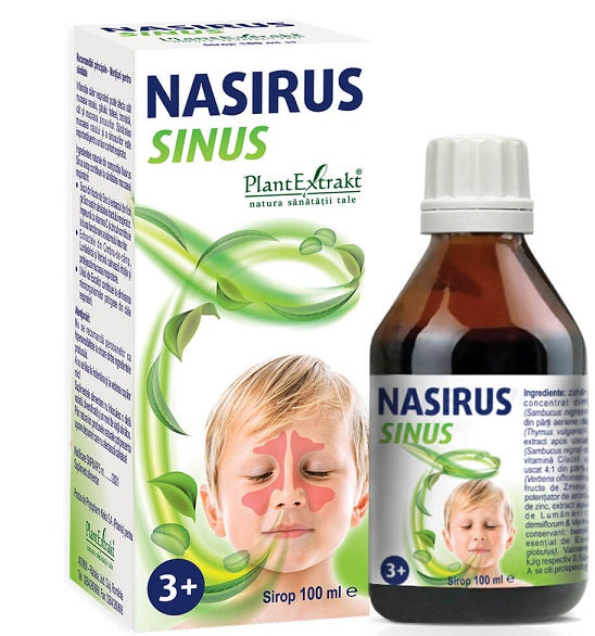 Nasirus sinus sirop 3+ 100ml - Plantextrakt