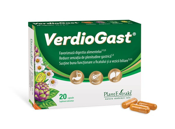 Verdiogast 20cps blister - Plantextrakt