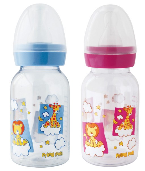 Biberon pp decorat 125ml - Primii Pasi