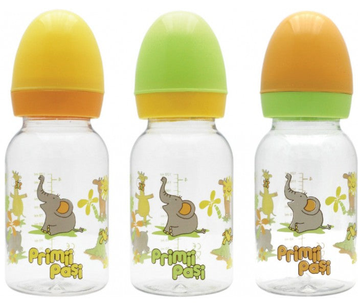 Biberon pp decorat 125ml - Primii Pasi