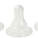 Tetina silicon rotunda orificiu forma x +9luni 3buc/set - Primii Pasi
