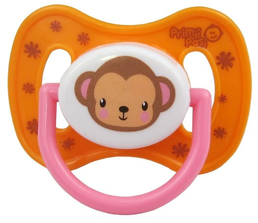 Suzeta silicon rotunda desen animale +6luni 2buc/set - Primii Pasi