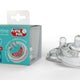 Tetina silicon rotunda curgere rapida gat extra larg anticolici +6luni 2buc/set - Primii Pasi