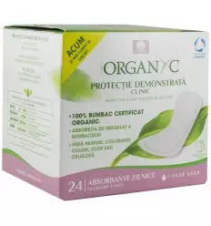 Absorbante zilnice organyc individual 24buc - Pronat