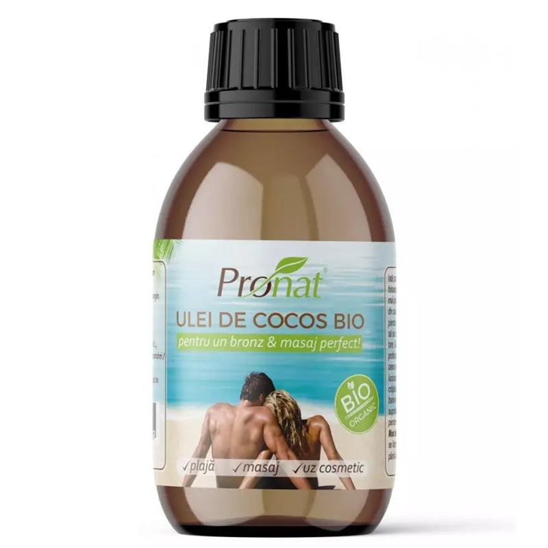 Ulei cocos bio extravirgin (uz extern) 100ml - Pronat