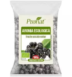 Aronia fructe uscate eco 100gr - Pronat
