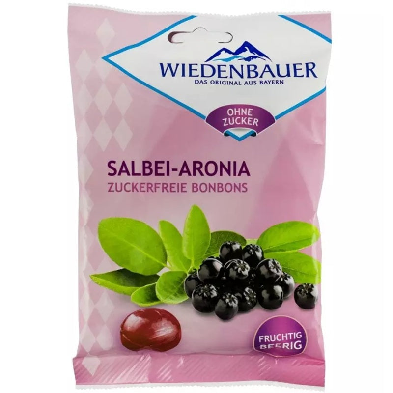 Bomboane salvie&aronia fara z. 75gr - Pronat