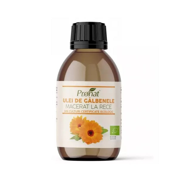 Ulei galbenele macerat la rece bio 100ml - Pronat