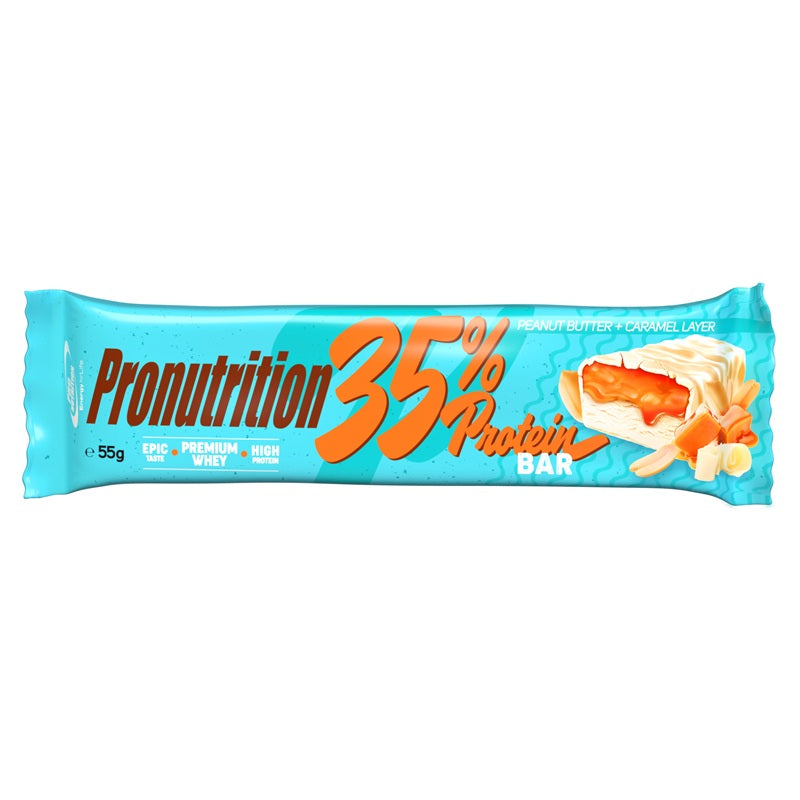 Baton proteic unt de arahide&caramel 55gr - Pro Nutrition