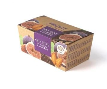 Prune cu miez de nuca in ciocolata 200gr - Fruvit