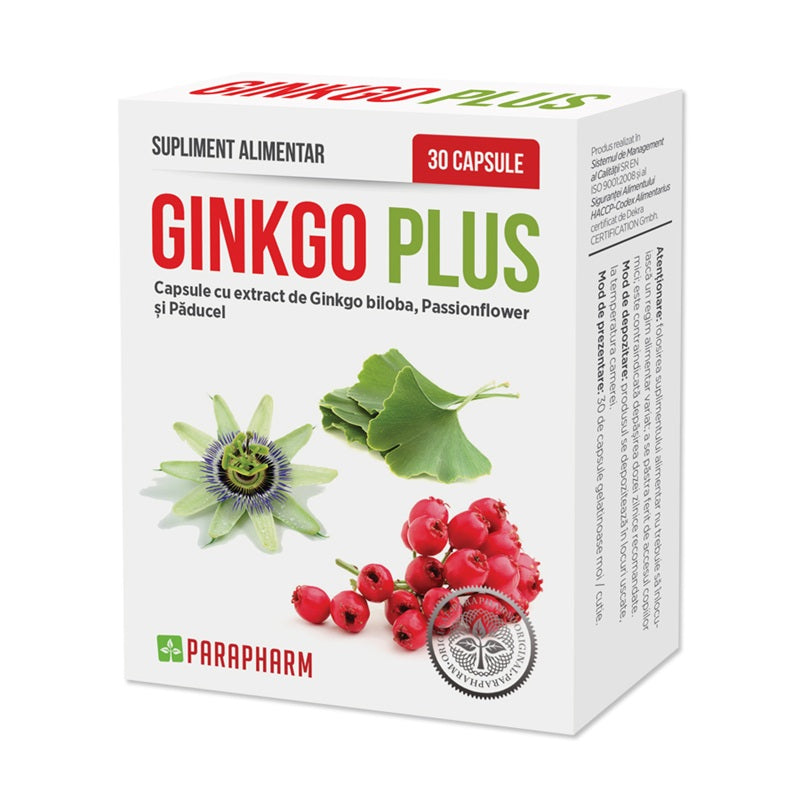 Ginkgo Plus, 30 cps-QUAN.00038