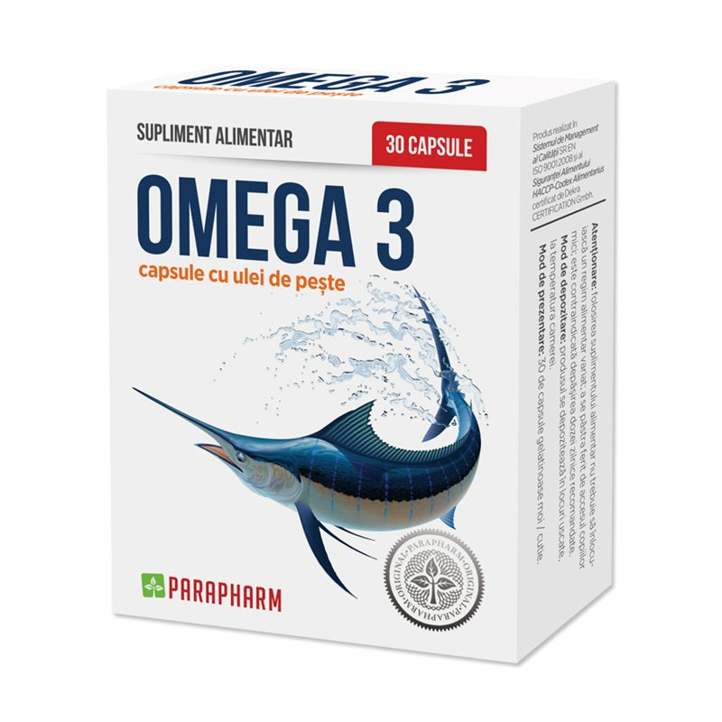 Omega 3 (ulei peste), 30 cps-QUAN.00051