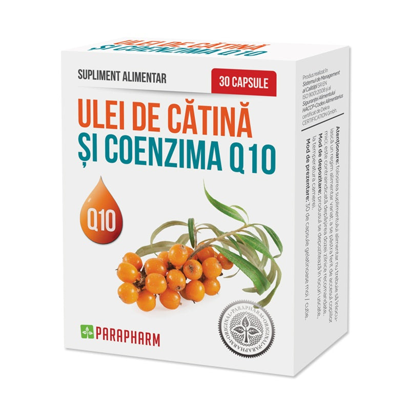 Ulei catina+q10 30cps - Quantum Pharm