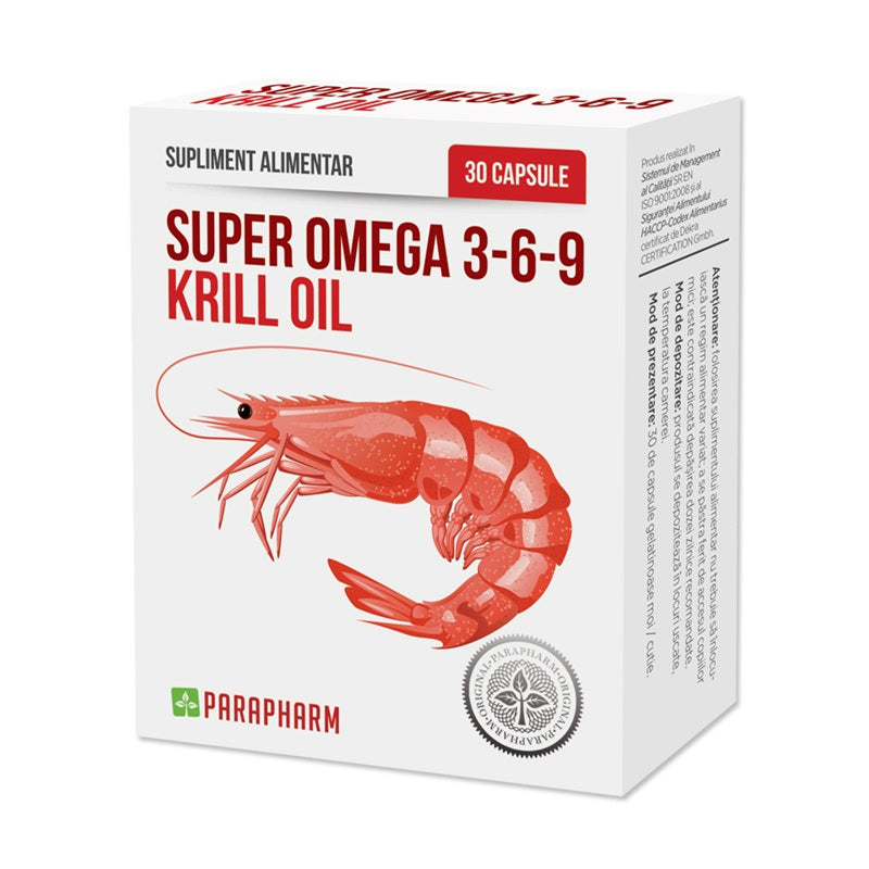 Super Omega 3-6-9 Krill Oil, 30 cps-QUAN.00192