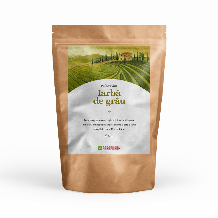 Iarba de grau pulbere 250gr - Quantum Pharm
