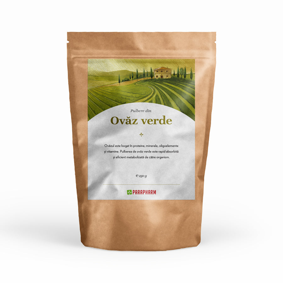 Ovaz verde pulbere 250gr - Quantum Pharm