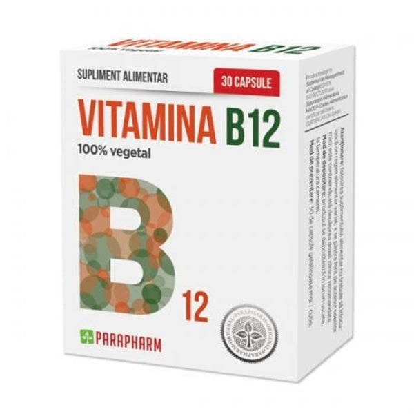 Vitamina B12 (30 capsule) – Quantum Pharm - Cianocobalamină 400 µg