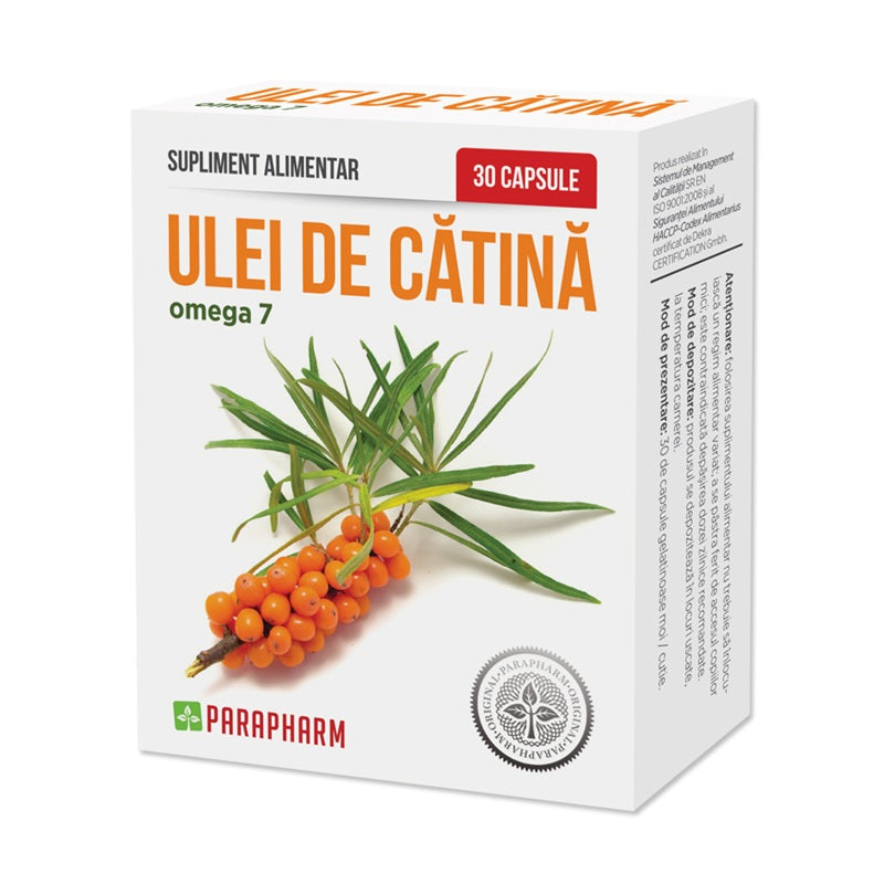 Ulei catina omega 7 30cps - Quantum Pharm