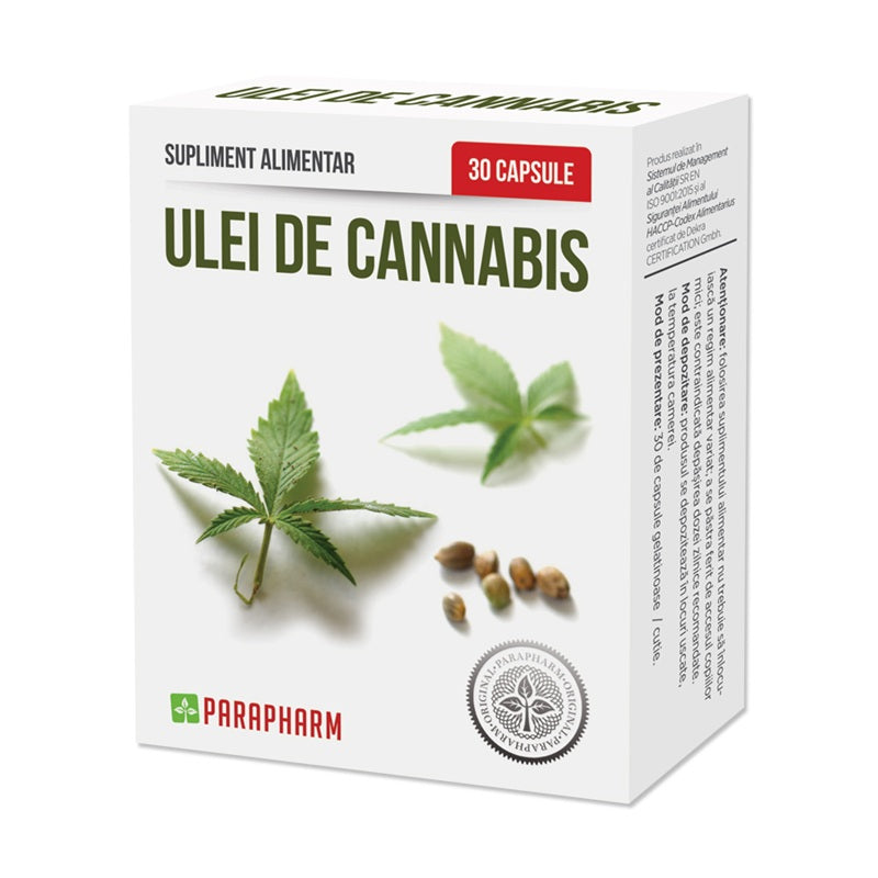 Ulei de canabis 30cps - Quantum Pharm