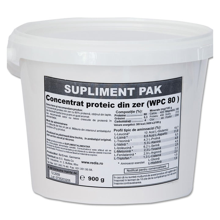 Concentrat din zer (WPC80), 900 gr-REDI.00047