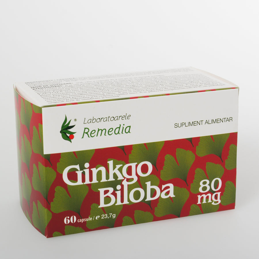 Ginkgo biloba 80 mg, 60 cps-REME.00153