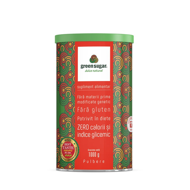 Green sugar pulbere (cutie metalica) 1kg - Remedia