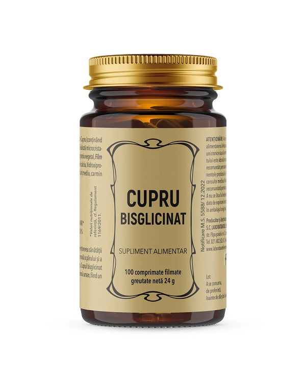Cupru chelat bisglicinat 100cpr - Remedia
