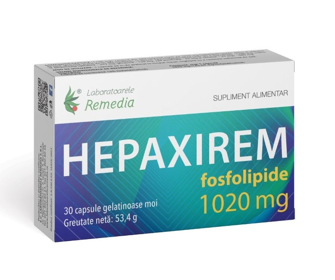 Hepaxirem fosfolipide 30cps gelatinoase moi - Remedia
