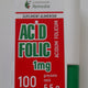 Acid folic 1mg 100cpr - Remedia