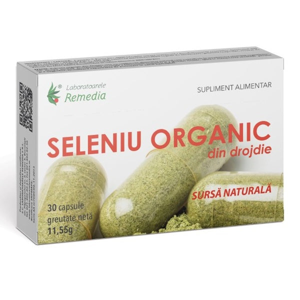 Seleniu organic 30cps - Remedia