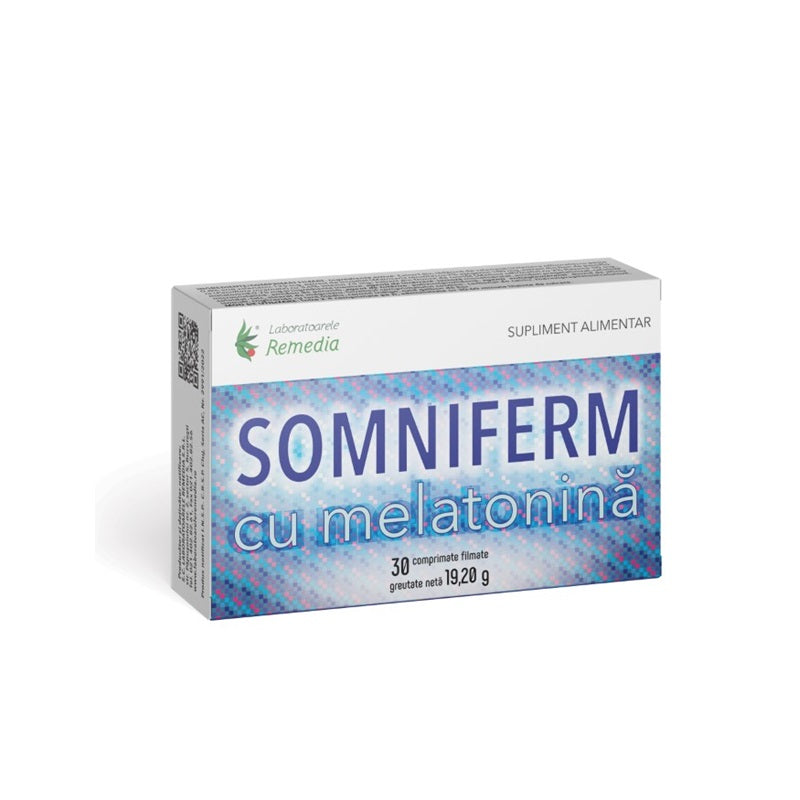 Somniferm+melatonina 30cpr filmate - Remedia
