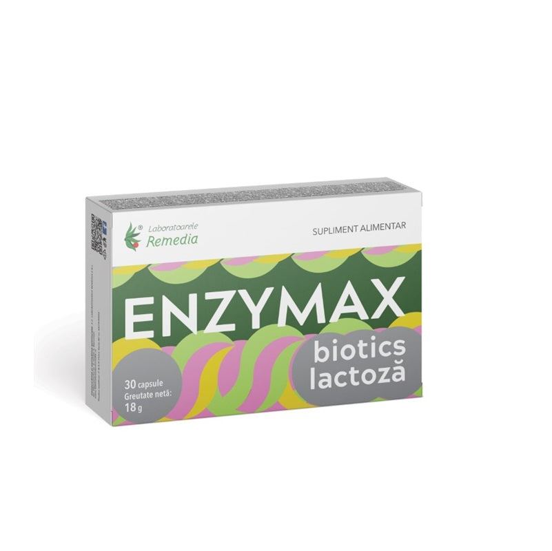 Enzymax biotics lactoza 30cps - Remedia