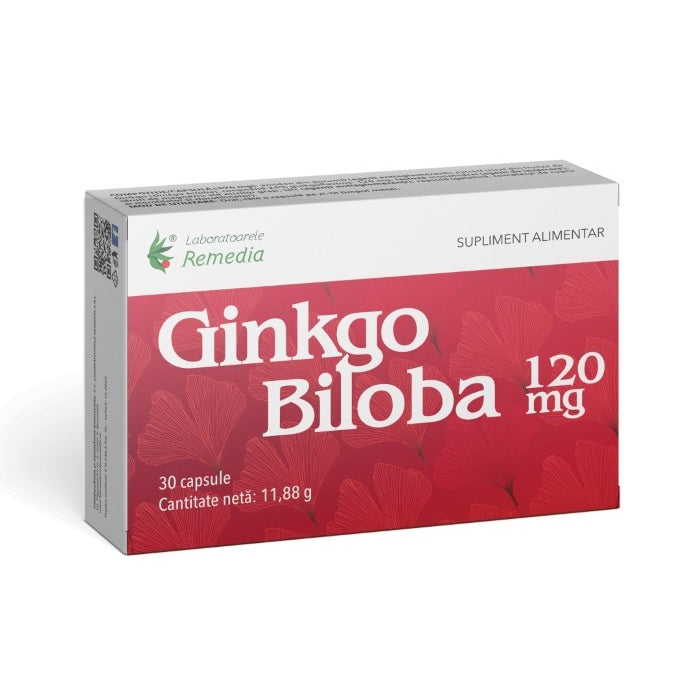 Ginkgo biloba 120mg 30cps - Remedia