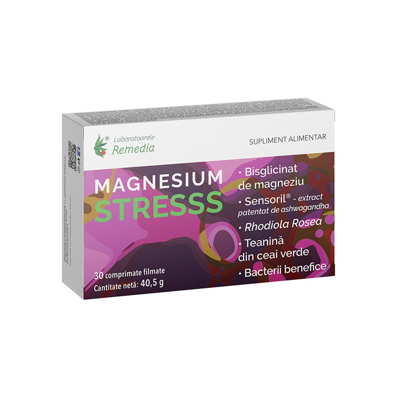 Magnesium stresss 30cpr filmate - Remedia