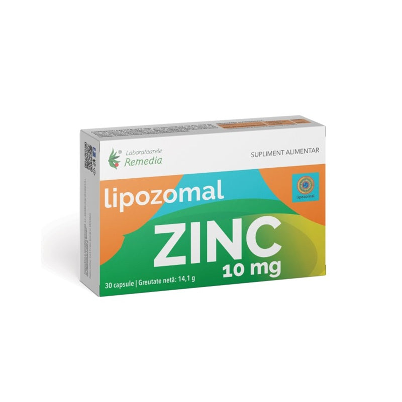 Lipozomal zinc 10mg 30cps - Remedia