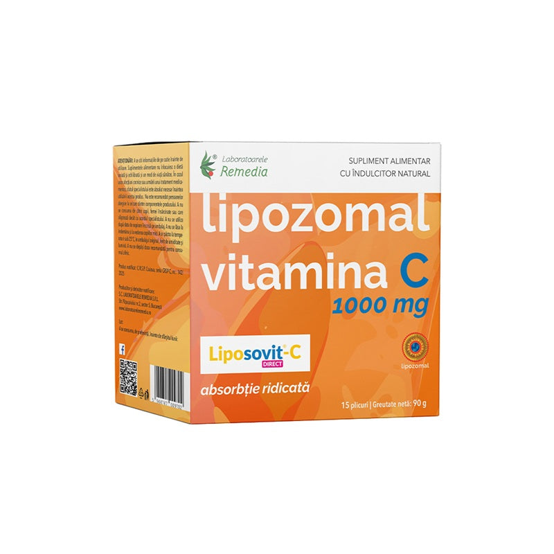 Lipozomal vitamina c 1000mg 15dz - Remedia