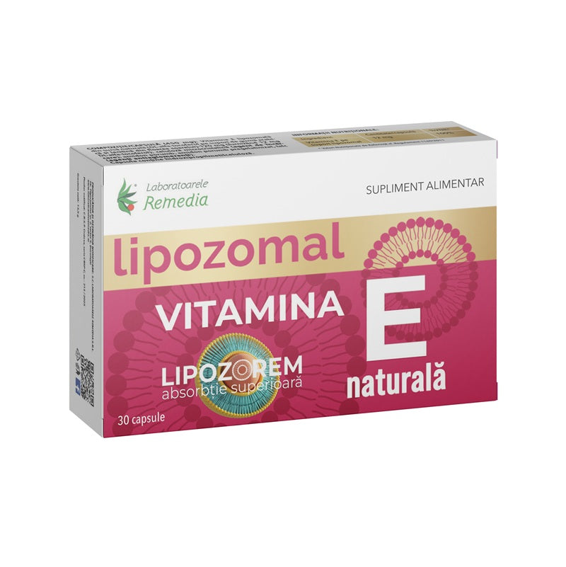 Lipozomal vitamina e 12mg 30cps - Remedia