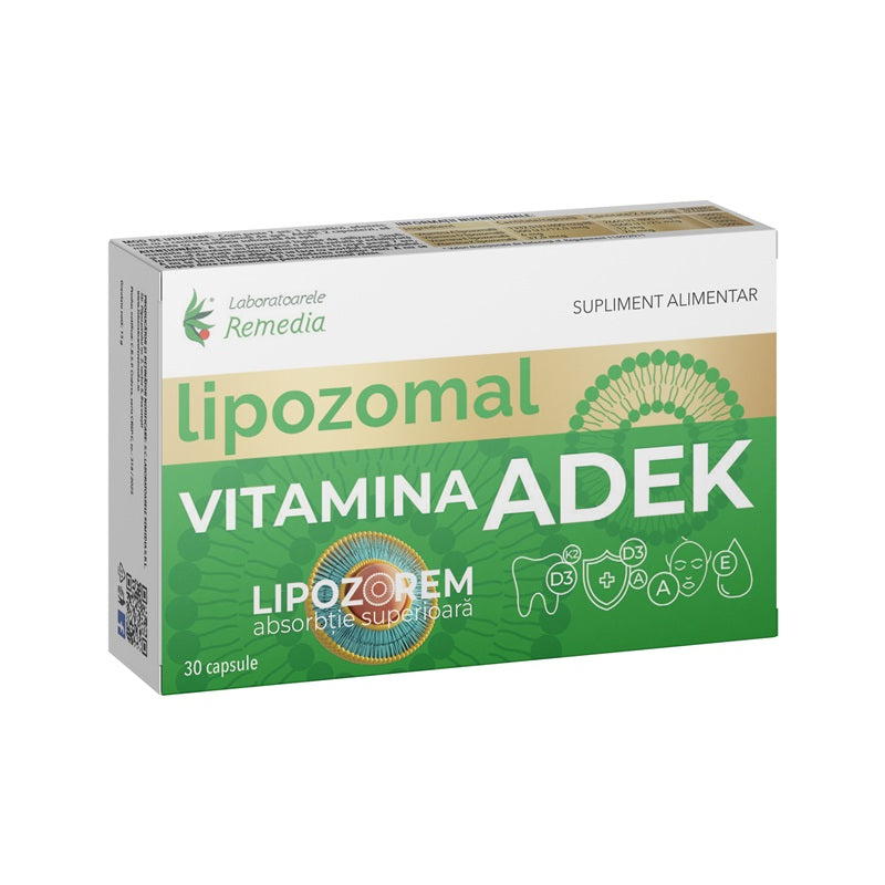 Lipozomal vitamina adek 30cps - Remedia