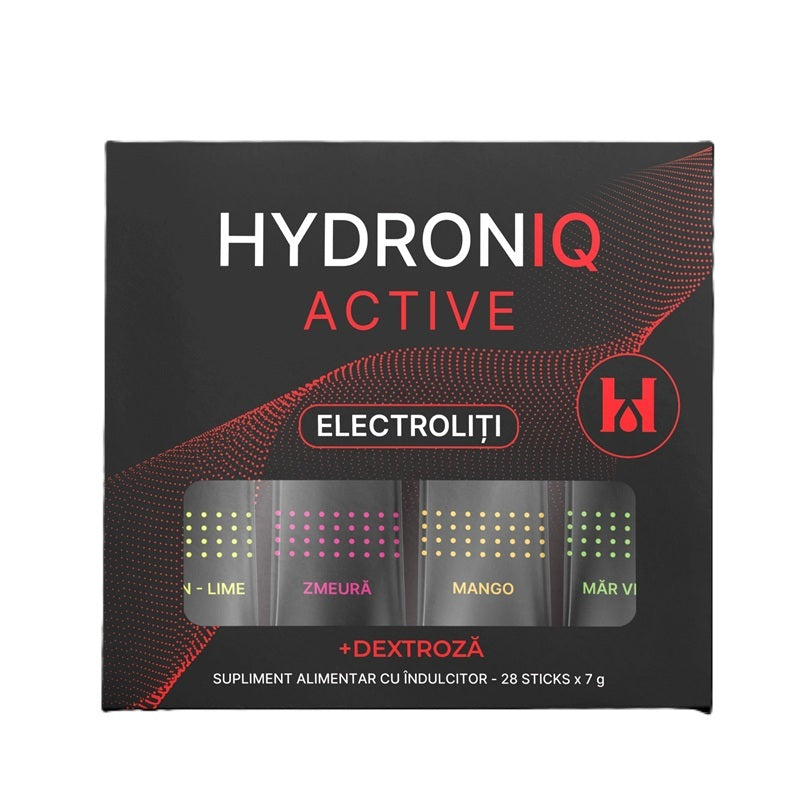 Hydroniq Active cu electroliți 28 stickuri x 7 g – Remedia
