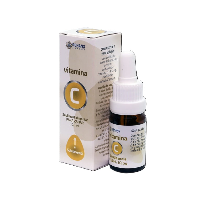 Vitamina c fara zahar 10ml - Renans Pharma