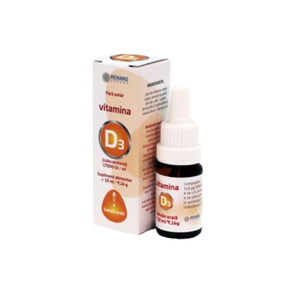 Vitamina d3 17000 ui/ml 10ml - Renans Pharma
