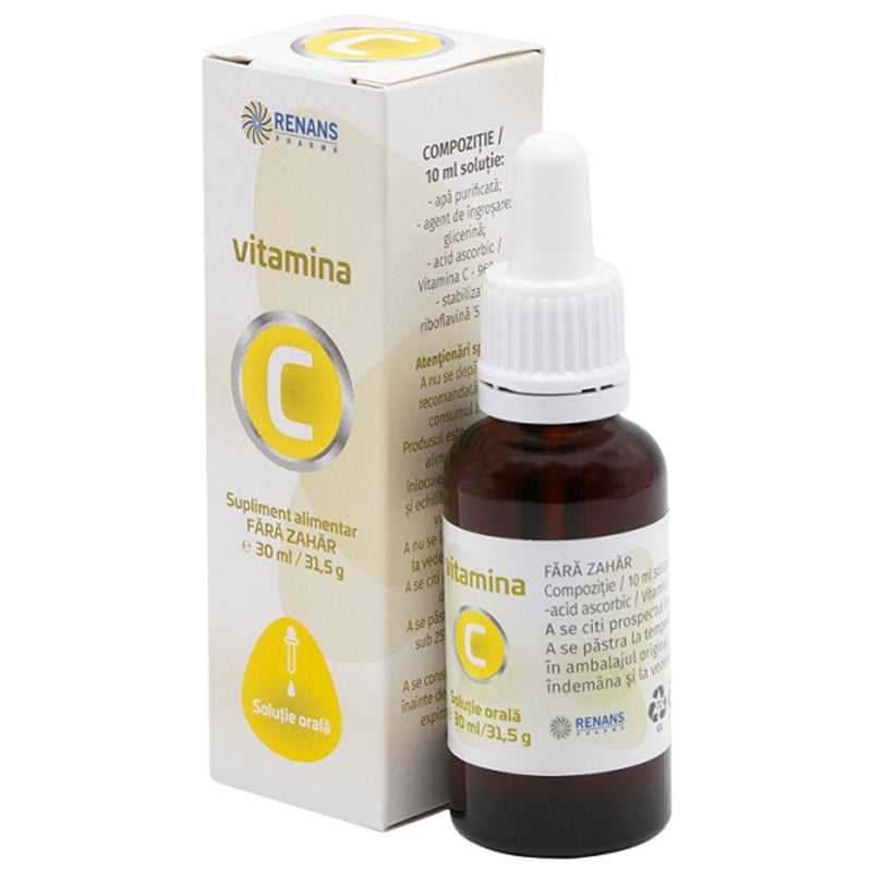 Vitamina c fara zahar 30ml - Renans Pharma