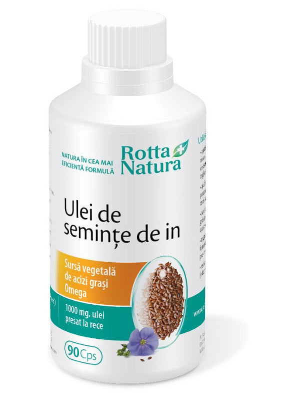 Ulei seminte in 1000mg 90cps - Rotta Natura