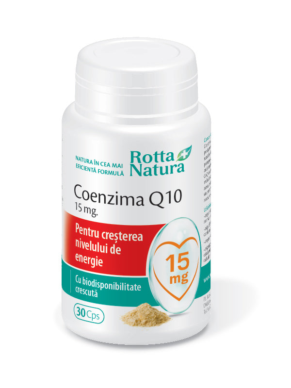 Coenzima Q10 15 mg, 30 cps-ROTT.00124