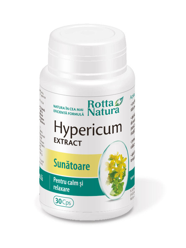 Hypericum extract (sunatoare) 30cps - Rotta Natura