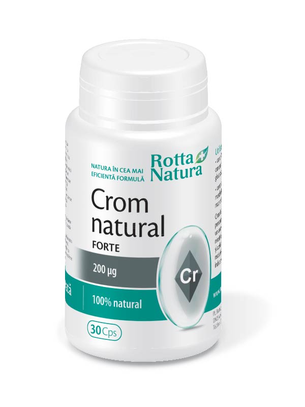 Crom natural forte 200mcg 30cps - Rotta Natura